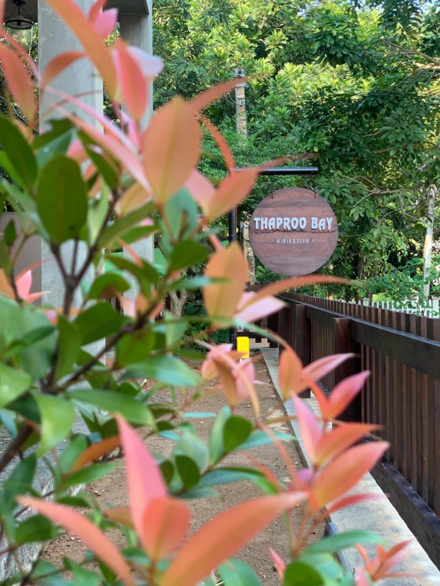 Thaproo Bay Hiriketiya Bed & Breakfast Диквела Екстериор снимка